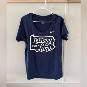 Nike Penn State Nittany Lions Short Sleeve T-Shirt Women’s Size Large Blue